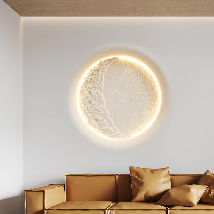 Applique Murale Demi Lune Blanc