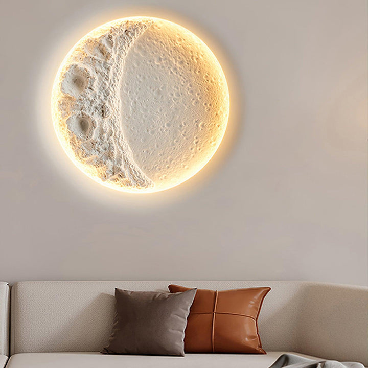 Applique Murale Demi Lune Blanc