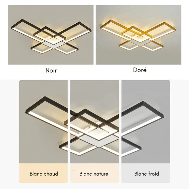 LumiaPla Plafonnier Tetris – Formes géométriques pour une touche moderne