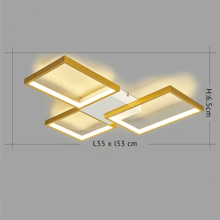 LumiaPla Plafonnier Tetris – Formes géométriques pour une touche moderne